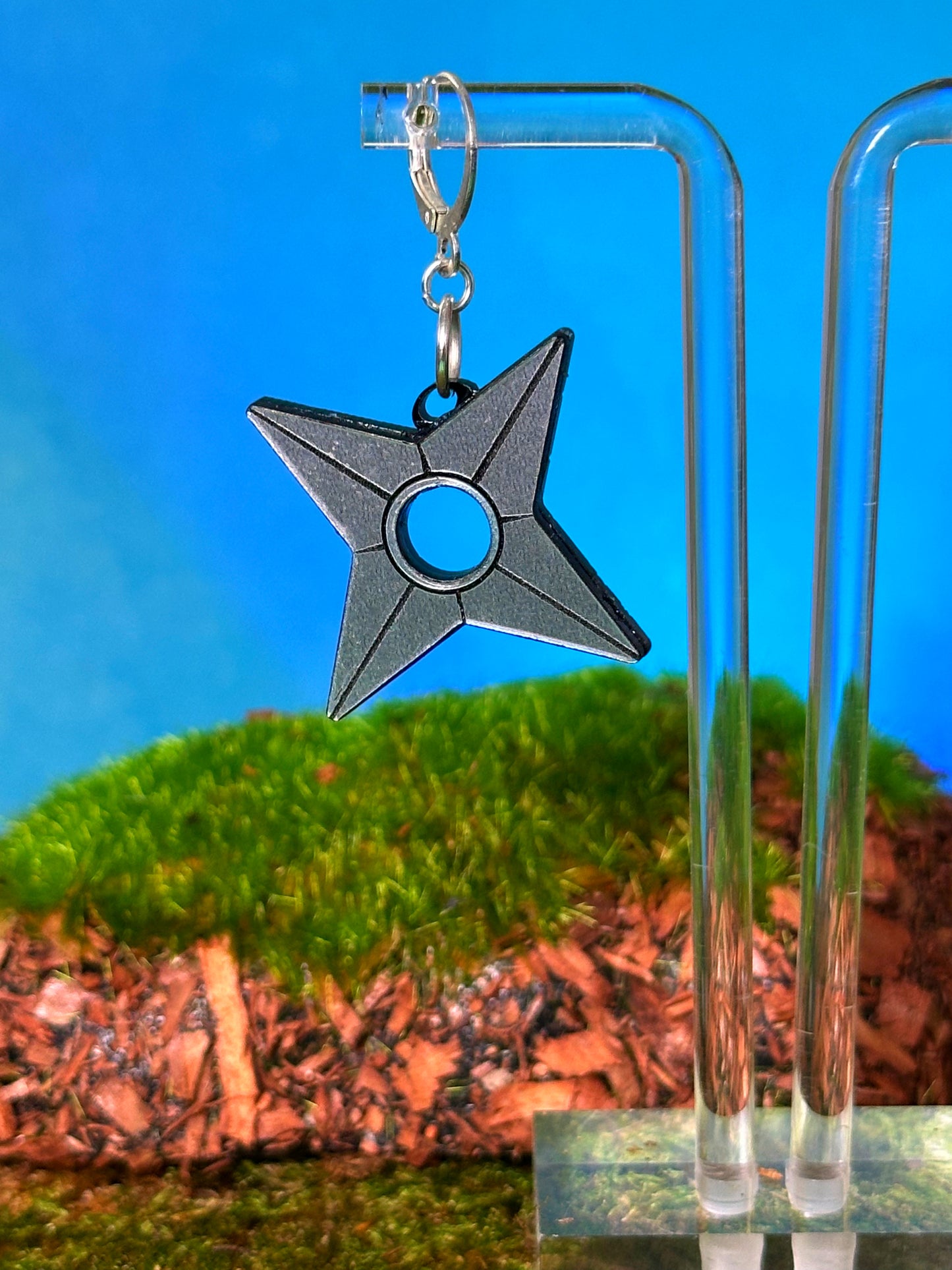 Kunai and Shuriken Earrings