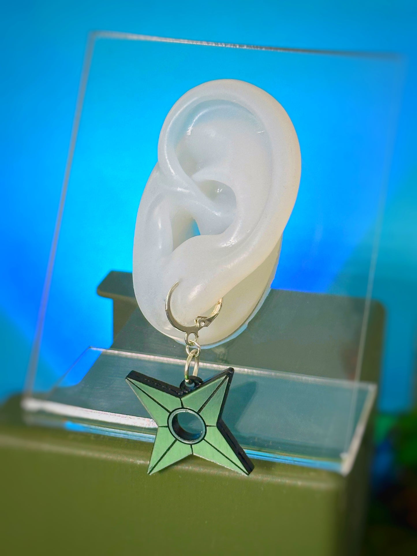 Kunai and Shuriken Earrings