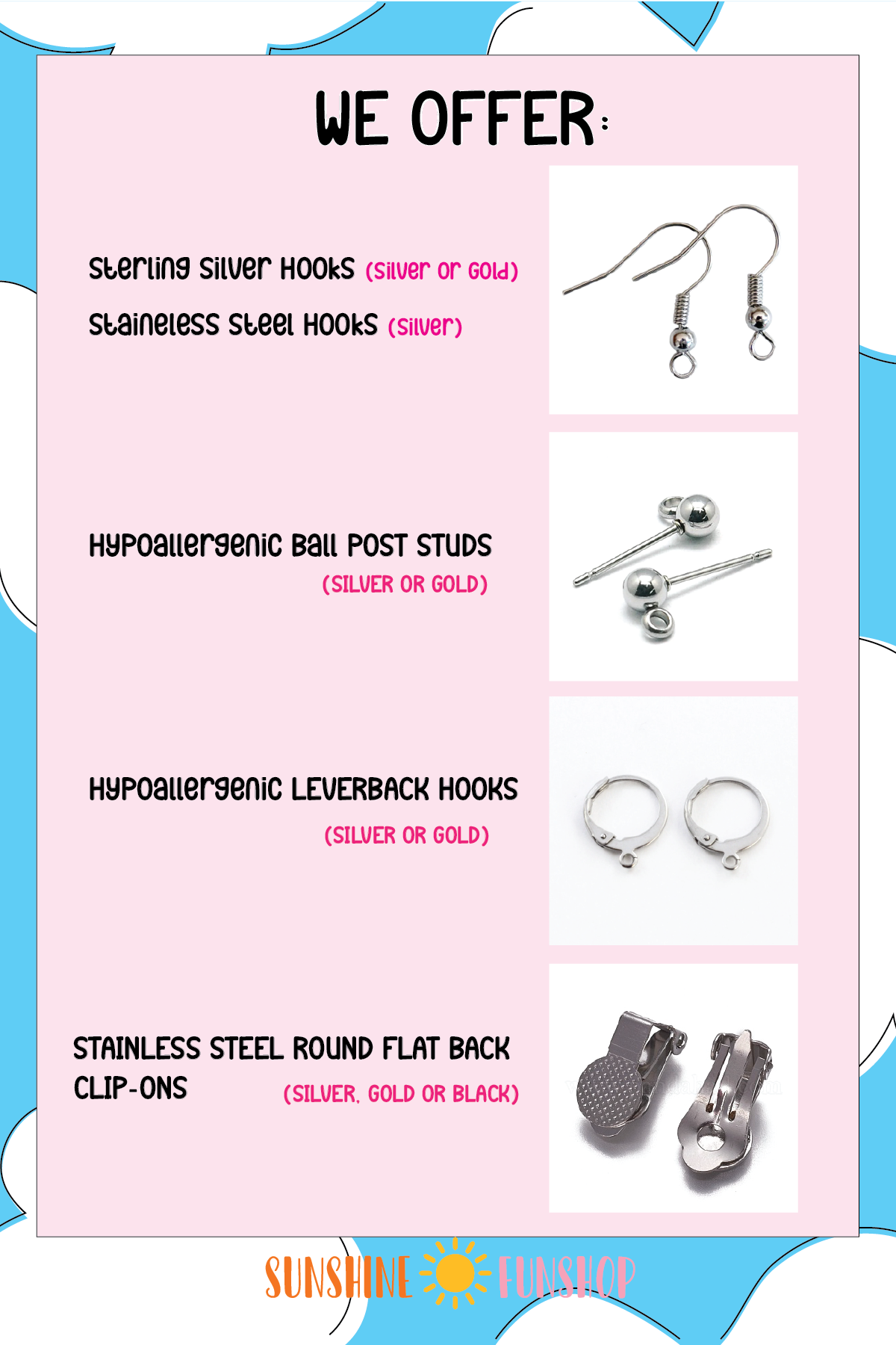 Kunai and Shuriken Earrings