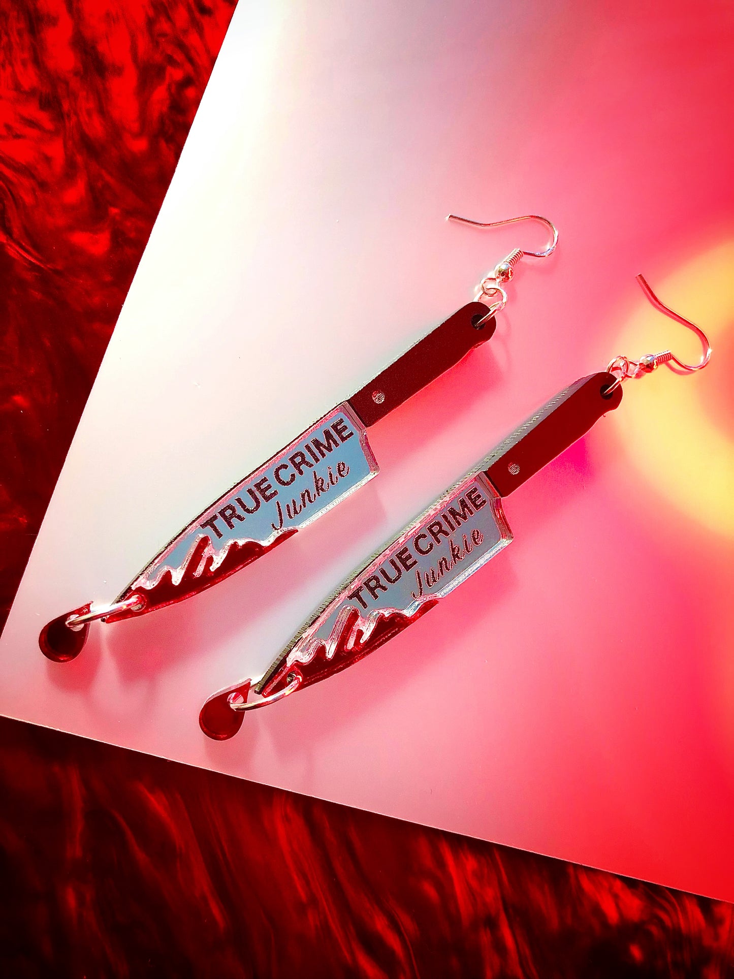 True Crime Junkie Earrings