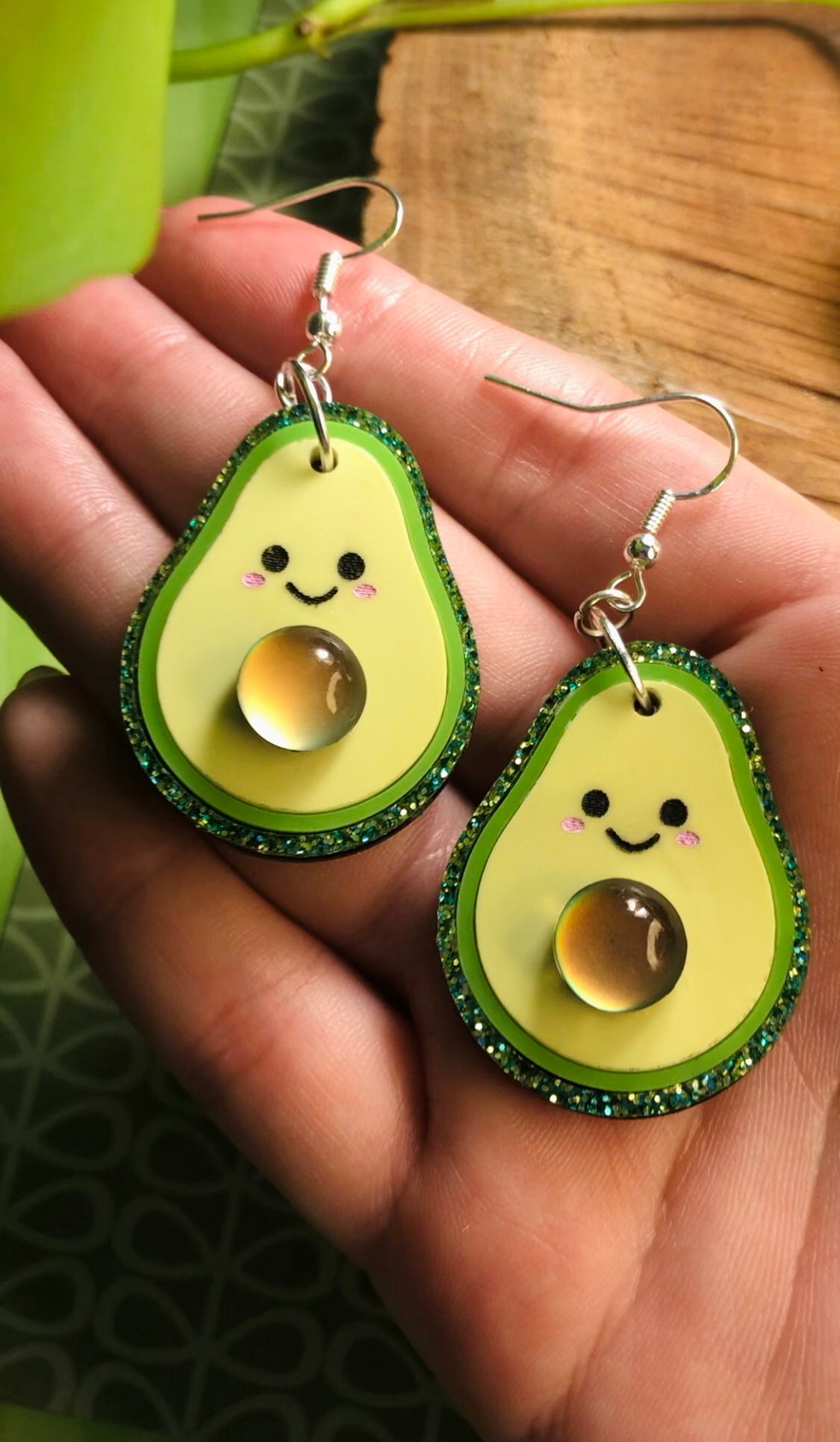 Moody Avocado Earrings