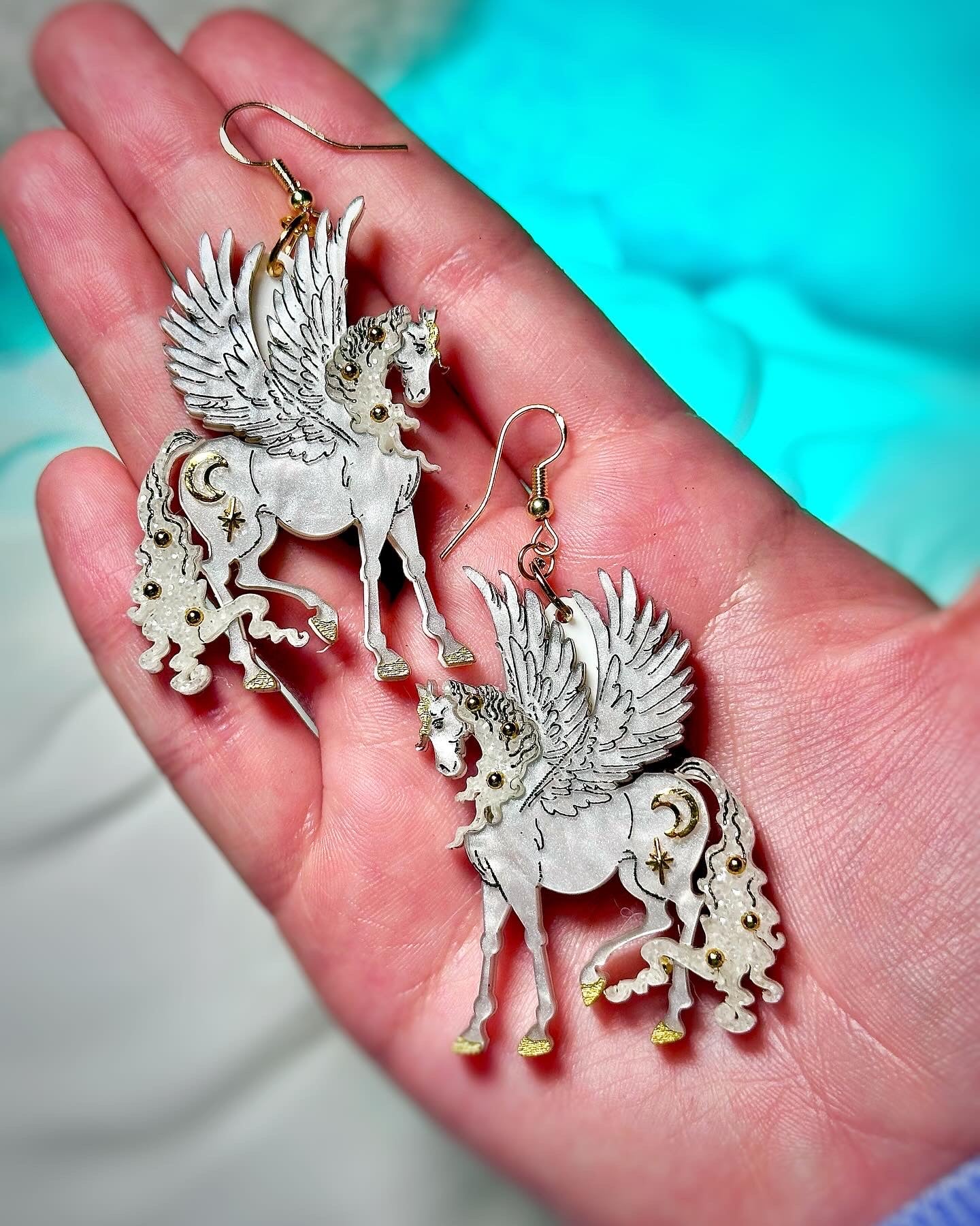 Starry Pegasus Earrings