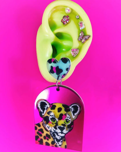 Hunter Leopard Earrings