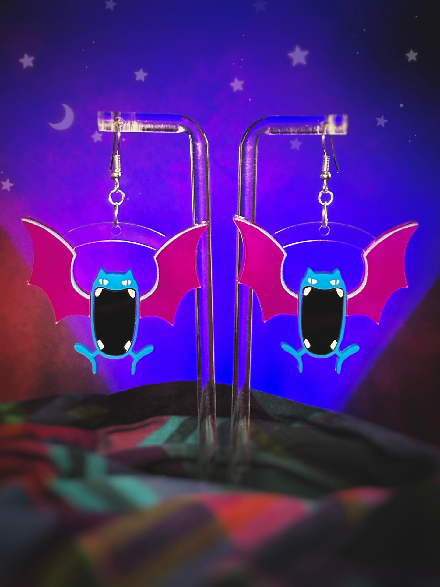 Golbat Earrings