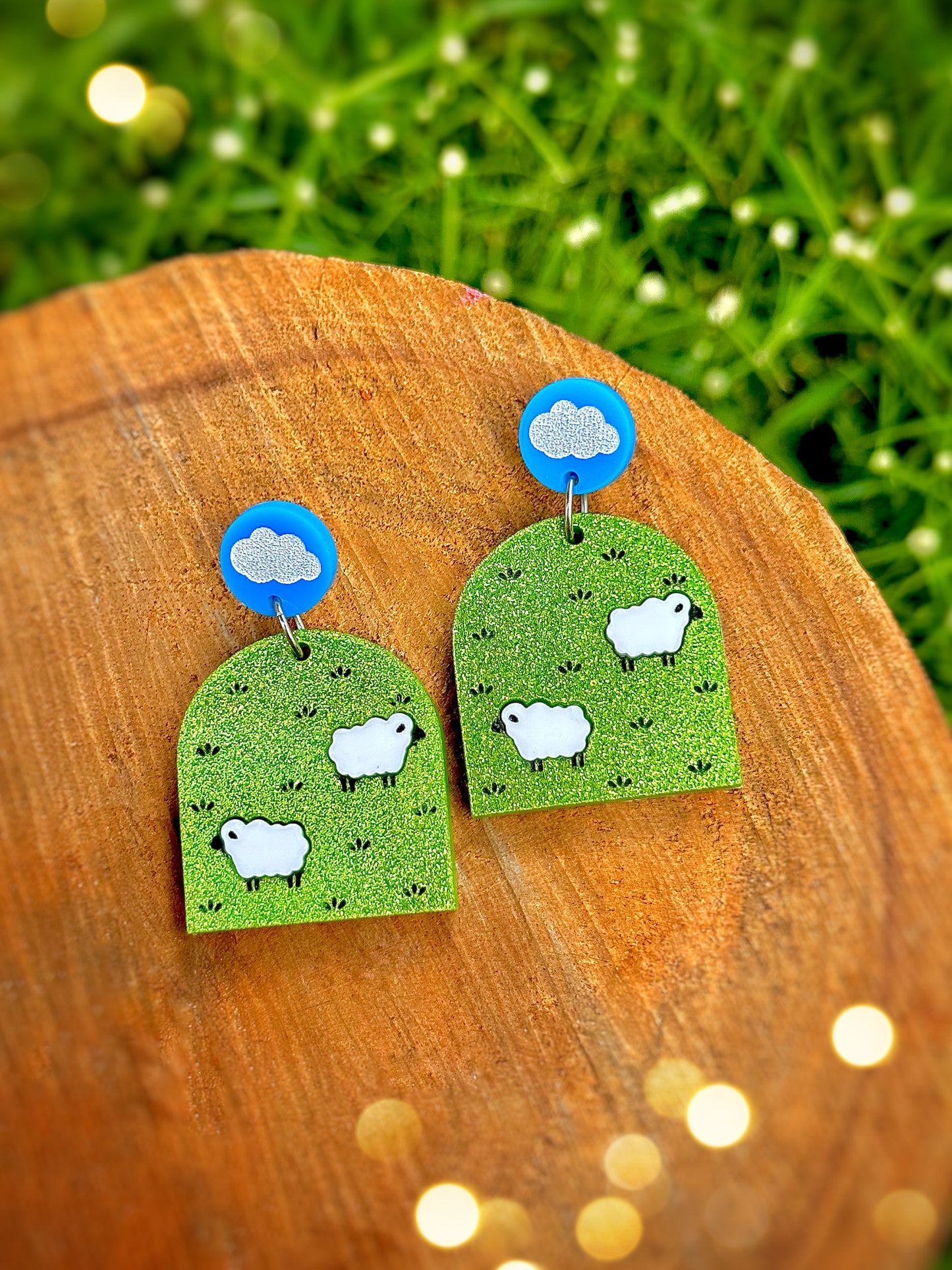 Sheep on the Mountain Earring