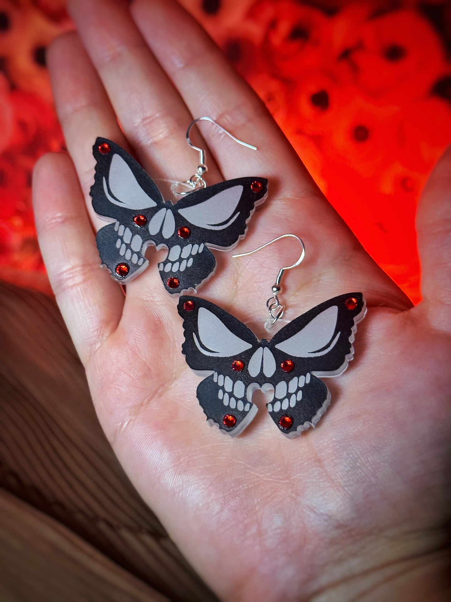 Butterfly of Death Earrings