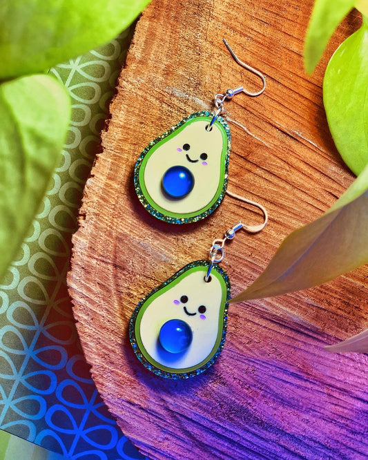 Moody Avocado Earrings