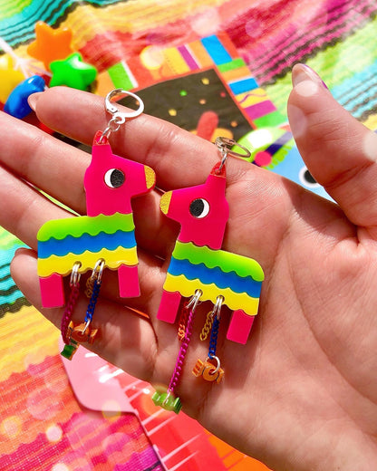 Pinata with Candy Earrings