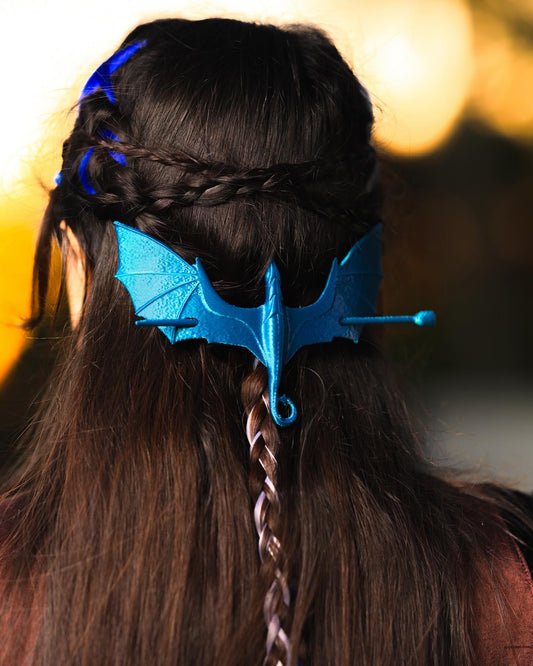 Dragon Rider Hair Pin 3D Printed