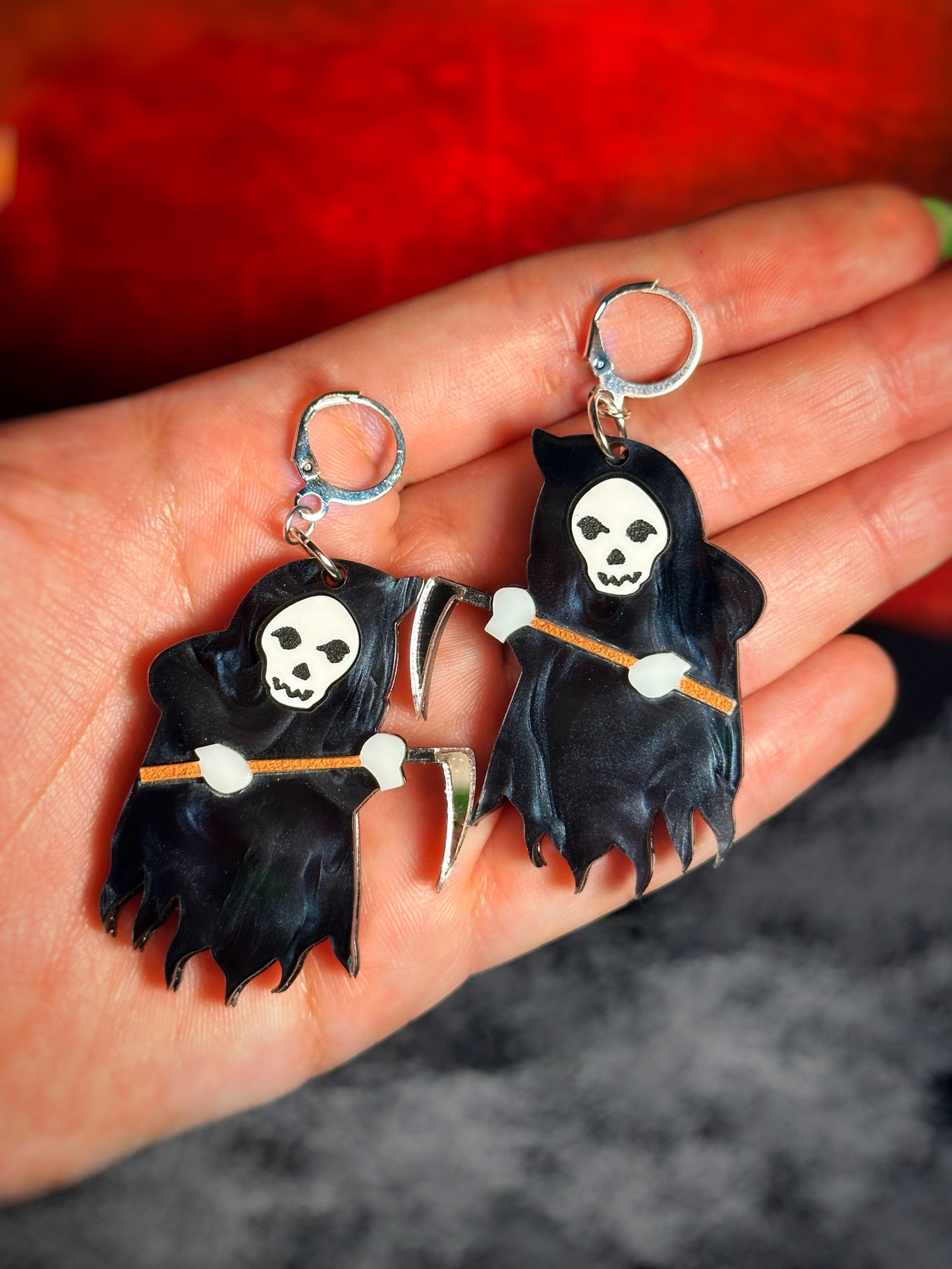 Grim Reaper Earrings