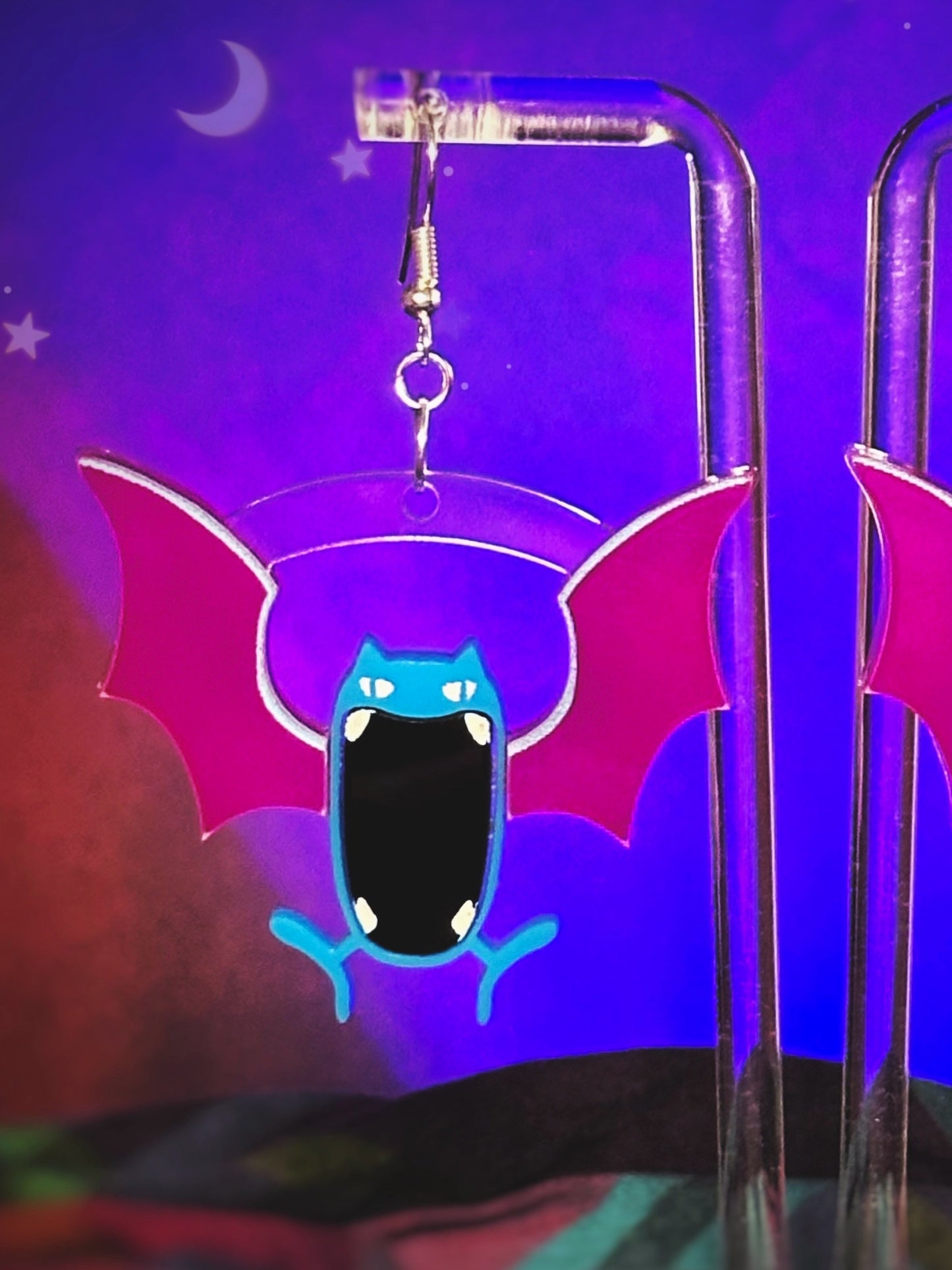 Golbat Earrings