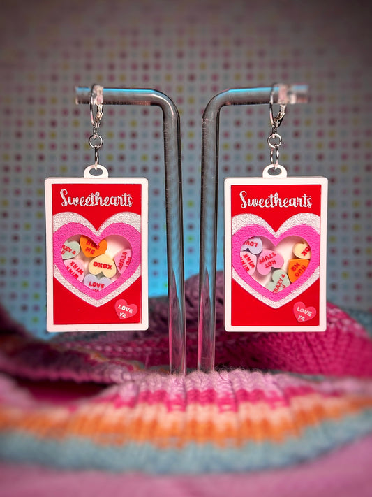 Sweetheart Candy Shaker Earrings