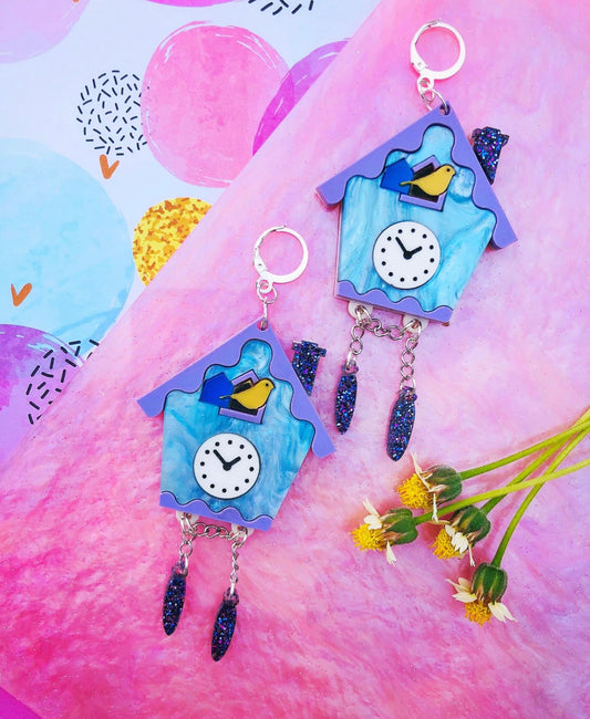 Cuckoo Clock Earrings