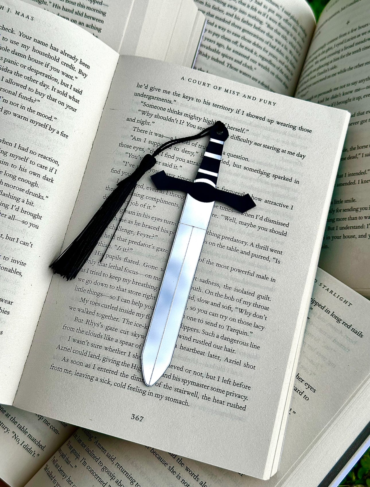 Fantasy Sword Acrylic Bookmark