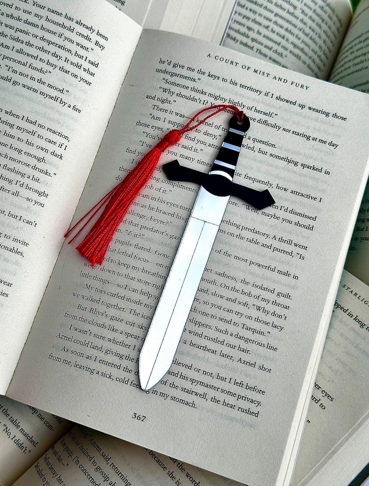 Fantasy Sword Acrylic Bookmark