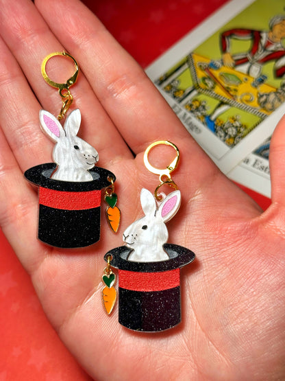 Magician Rabbit Earrings