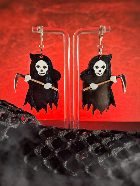 Grim Reaper Earrings