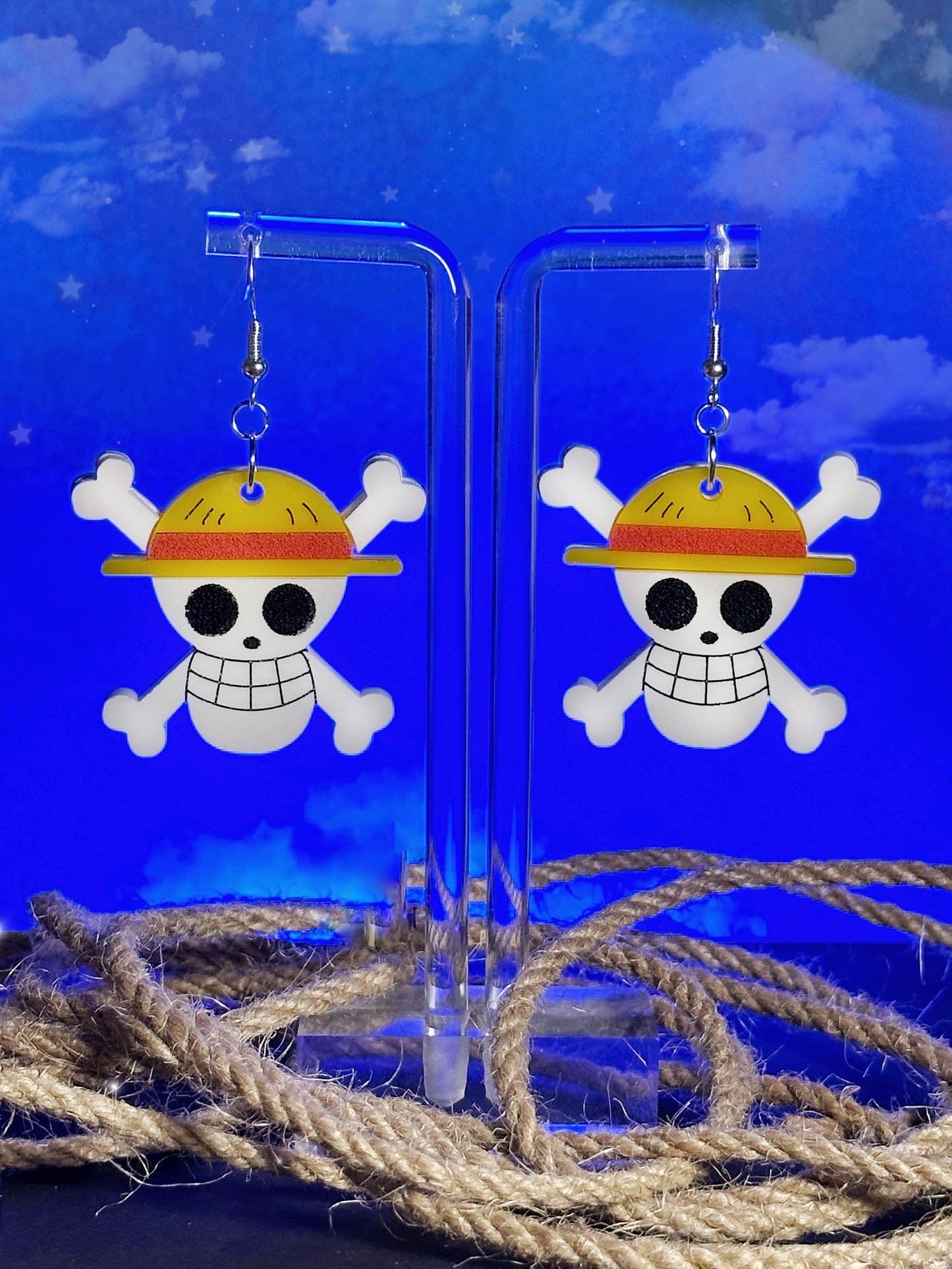 Emblem 0ne-Piece Earrings