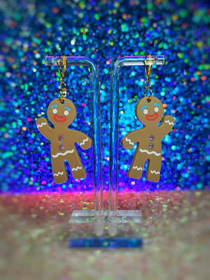 Shr3k Gingerbread Man Earrings