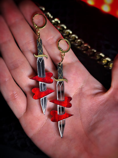 Sword of Enemies to Lovers Earrings