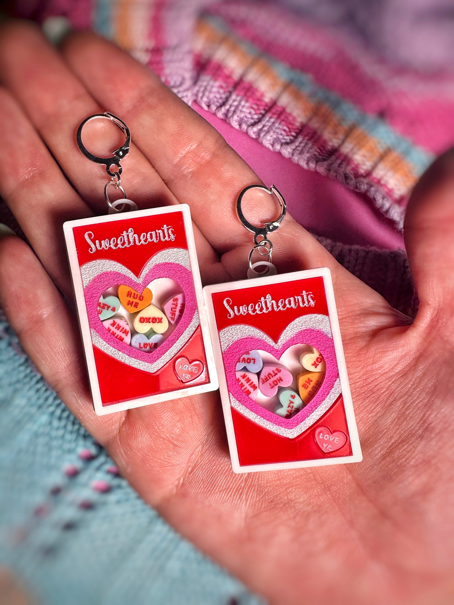 Sweetheart Candy Shaker Earrings