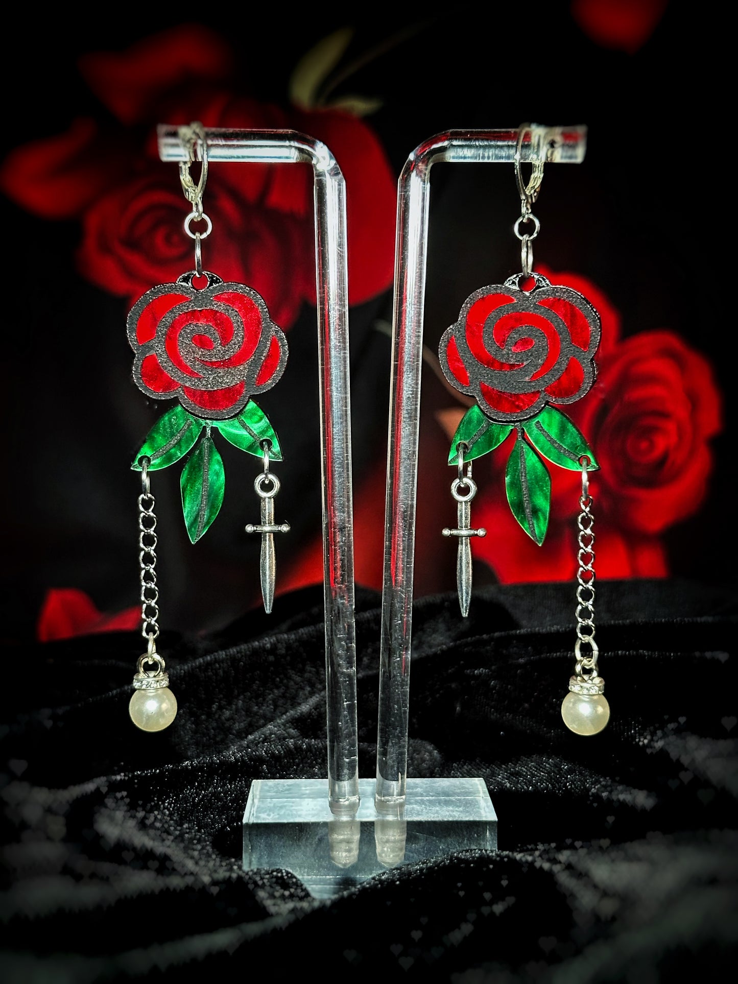 Court of Roses and Daggers Earrings