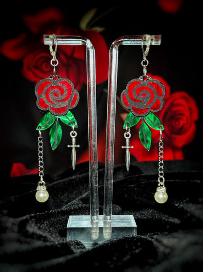 Court of Roses and Daggers Earrings