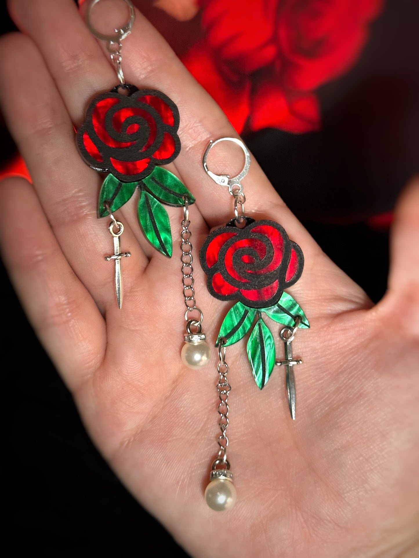 Court of Roses and Daggers Earrings