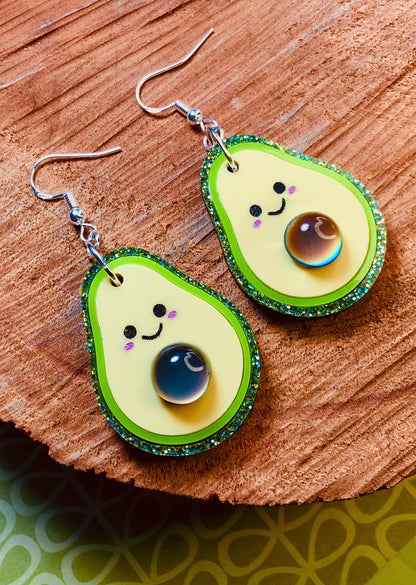 Moody Avocado Earrings